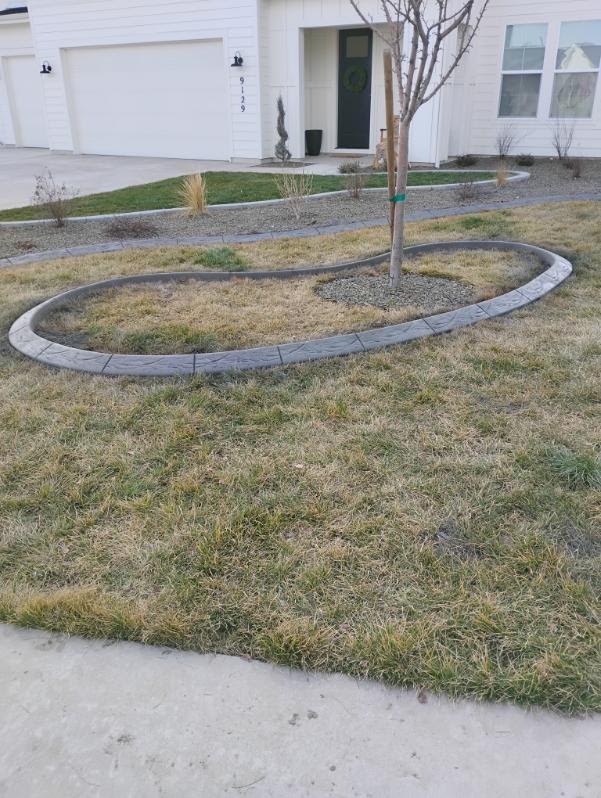 Front Yard Curbing